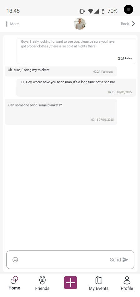 Create new event interface